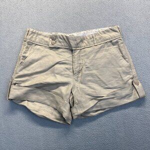 ESLEY Womens Size Large Beige,Linen Chino Shorts,Pockets,Beach,Casual,Pockets